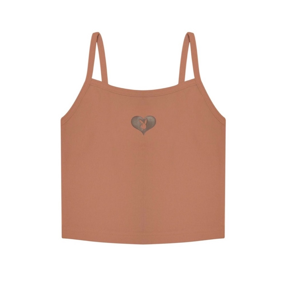 BROWN PLAYBOY TANK PACSUN (new)